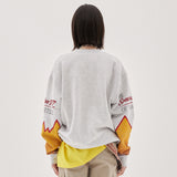 チャレンジレーシングスェットシャツ / Challenge Racing Sweatshirt (Light Gray)