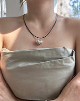 [92.5silver]  juicy heart necklace