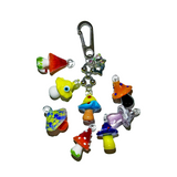 Trippy mushroom keychain.04 (8type)