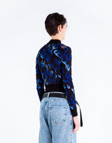 "psln" メッシュトップ クロッププルオーバー / "psln" mesh top crop-pullover (4437321351286)