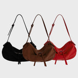SUEDE BAGUETTE BAG