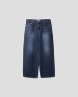 ベルトループディティールフラップデニムジーンズ / belt loop detail flap denim jeans