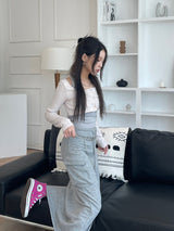 Cargoporket long skirt