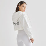 Spill Logo Hoodie Zip up White (6600760197238)