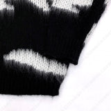 RU Zebra Mohair Round Knitwear (2 colors)