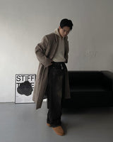 ロンドンW90シングルロングコート (2 colors)