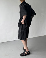 デニムオープンカラーシャツ/SI Denim Open Collar Shirt