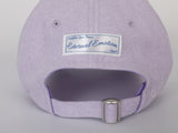 WHITE BOW EMBROIDERY CAP (PURPLE)