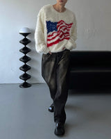 ALL - USA Flag Angora Knitwear (3 colors)