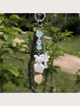 magic wand bunny key-ring