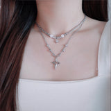 ice glass starlight choker