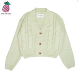 ツイストクロップカーディガン/TWIST CROPPED CARDIGAN
