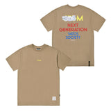 22 TAPE STANDARD FIT T-SHIRTS BEIGE / BLACK (6692811735158)