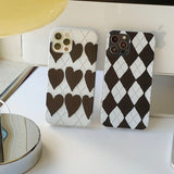 Heart - Heart Argyle Phone Case_matt