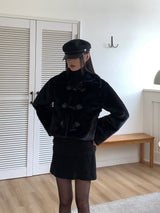 [MADE] Pairing mink fur tteokbokki quilted jacket