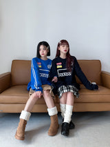 スポーティラインスウェットシャツ/Sporty Line Sweatshirt (2color)