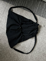 Peanut nylon spring backpack 