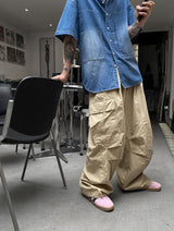 エンジニアバルーンカーゴバンディングパンツ/No.0185 engineer balloon cago banding PT (3color)