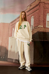 センスロゴスウェットシャツ / 25P SENSE LOGO SWEAT SHIRTS_CREAM