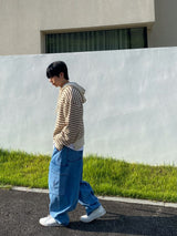 Big Pocket Balloon Cargo Denim Pants 2C