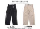 サイドジップワイドスラックスパンツ / SIDE ZIP WIDE SLACKS (4581040095350)