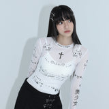 0 2 エモジメッシュトップ