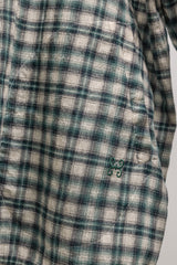 タータンチェックポケットシャツジャケット / TARTAN POCKET SHIRKET(SHIRTS JACKET)-PERMANENT GREEN