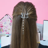 RIBBON HEART CLIP HAIR PIN