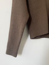 Bear hidden button cardigan