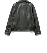 ラムスキンオーバーフィットボンバージャケット/LAMSKIN OVERFIT BOMBER JACKET