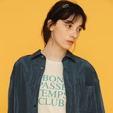 ナイロンシャツ / NYLON SHIRT_BLUE