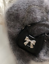 anna ribbon chain mini bag (2colors)