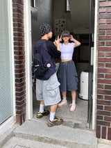 ピグメントカーゴバミューダパンツ