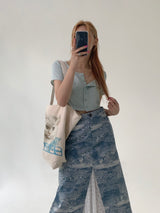 (L/S Collection) Annual Ring Lace Skirt