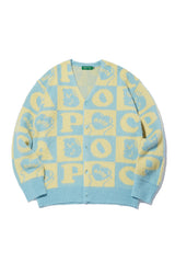 Hope Checker-Board Cardigan_Mint (6678734110838)