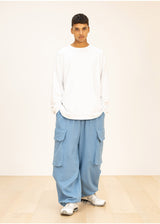 DIVISION WIDE CARGO STRING PANTS