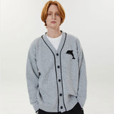 ビッグドルフィンロゴカーディガン / Big dolphin logo cardigan