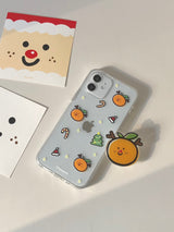 ルドルフタンジェリンジェリーアイフォンケース/Rudolf tangerine jelly case (iphone case)