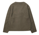 Vネックモヘアウールカーディガン/V-neck mohair wool cardigan_2color