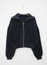 ビッグカーラブラッシジップアップ / Big Kara brushed zip-up (3color)