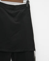 スカートパンツ / black skirt pants