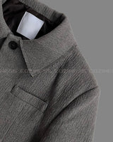 TAP Cutting Crop Wool Jacket