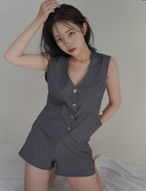 イネスベスト / lnes vest - gray