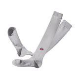 CHERRY LOGO KNEE SOCKS [LIGHT GRAY]