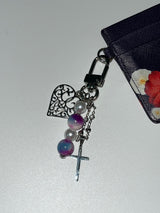 ビンタージパープルキーリング / MADE vintage purple Keyring