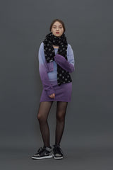 ARGYLE MUFFLER / BLACK (4614353485942)