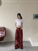 ディパサマーカラーピンタックコットンロングワイドパンツ / Dipa Summer Color Pintuck Cotton Long Wide Pants