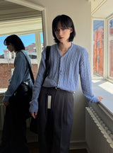 カシミアデイリーカーディガン (9 color)