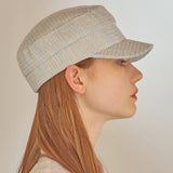 andy marine cap - tweed light blue (6618133266550)