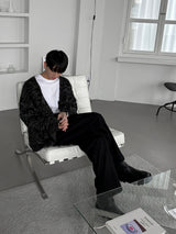 Acon Mohair Brush Cardigan (3color)